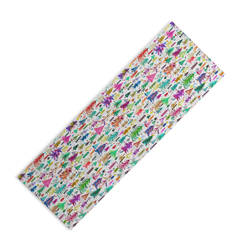 Ninola Design Christmas Trees Simply Modern Yoga Mat