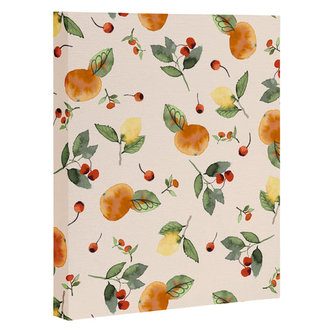 Ninola Design Citrus fruits Countryside summer Art Canvas