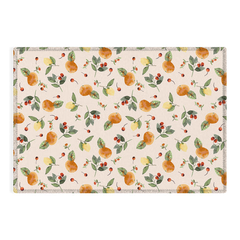 Ninola Design Citrus fruits Countryside summer Outdoor Rug
