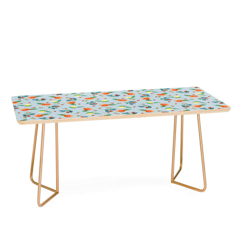 Ninola Design Citrus fruits Summer Blue Coffee Table