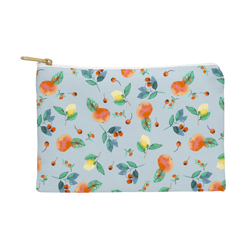 Ninola Design Citrus fruits Summer Blue Pouch