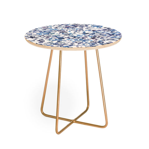 Ninola Design City from above Blue Round Side Table