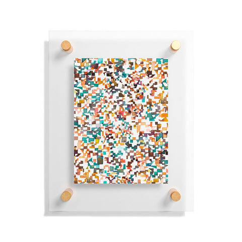 Ninola Design City from above Geometry Floating Acrylic Print