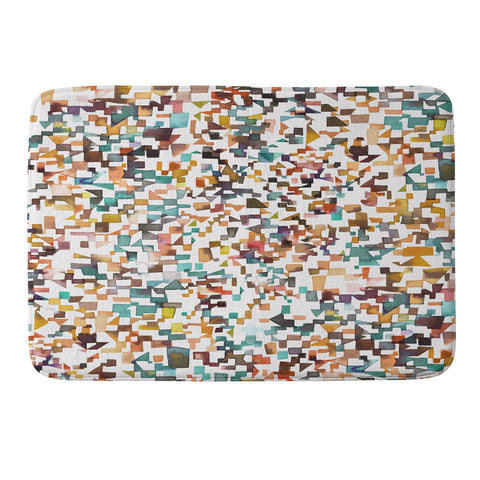 Ninola Design City from above Geometry Memory Foam Bath Mat