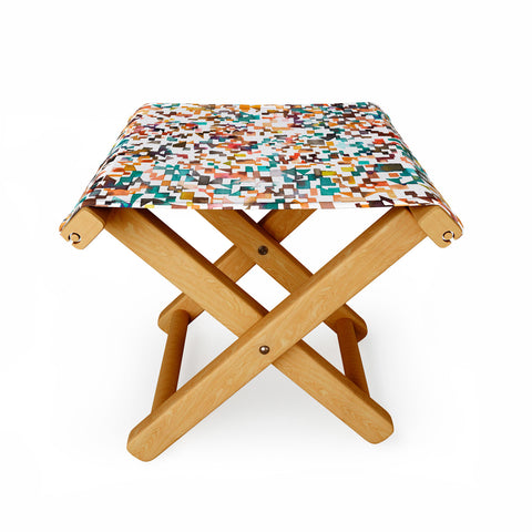 Ninola Design City from above Geometry Folding Stool