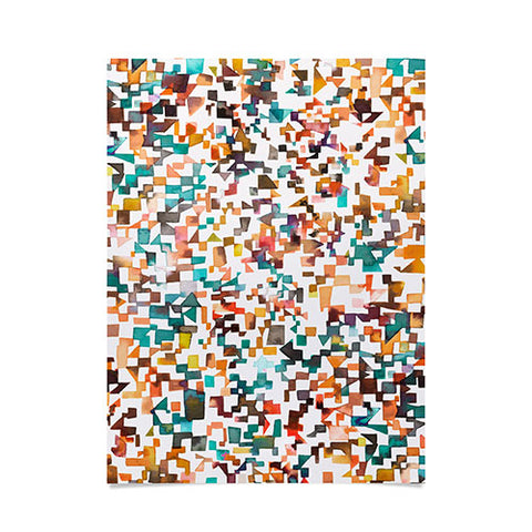 Ninola Design City from above Geometry Poster