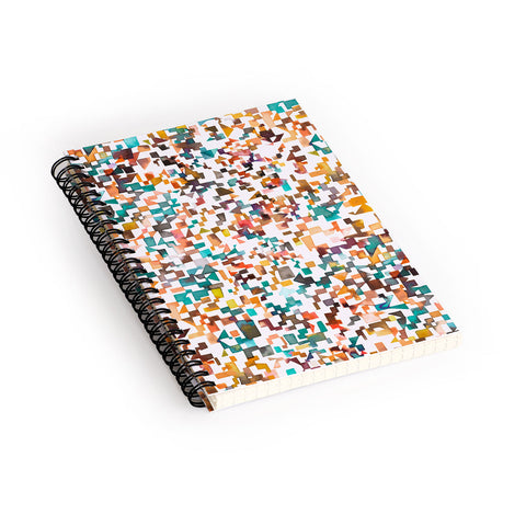 Ninola Design City from above Geometry Spiral Notebook