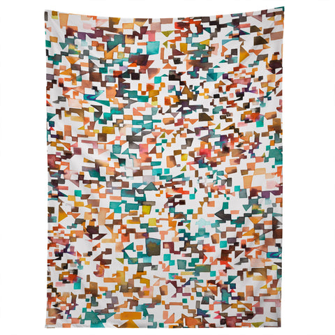 Ninola Design City from above Geometry Tapestry
