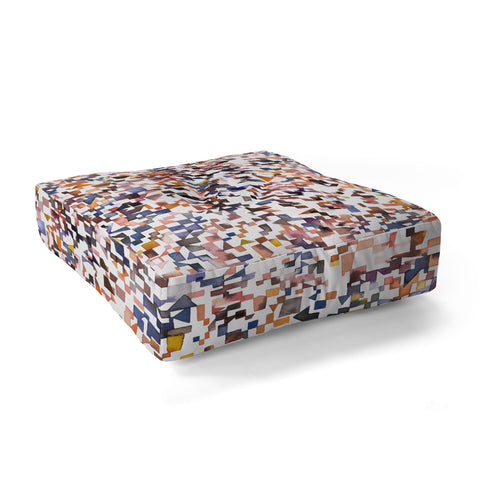 Ninola Design City from above Western Floor Pillow Square