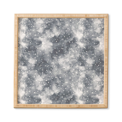 Ninola Design Cold Snow Clouds Framed Wall Art