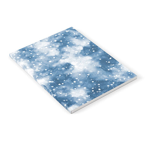 Ninola Design Cold Snow Clouds Blue Notebook