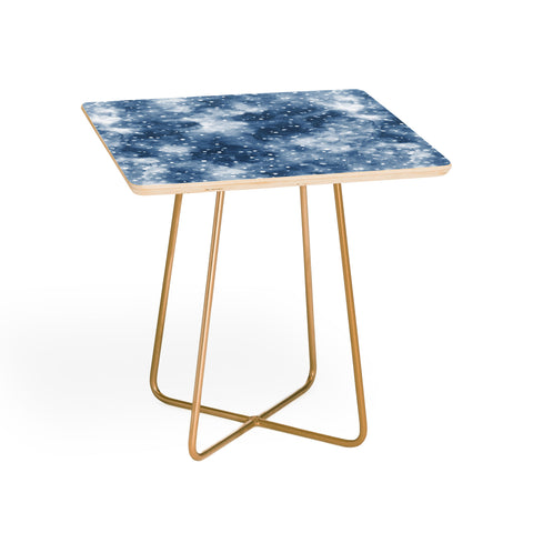 Ninola Design Cold Snow Clouds Blue Side Table