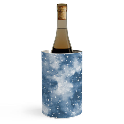 Ninola Design Cold Snow Clouds Blue Wine Chiller