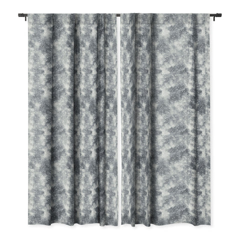Ninola Design Cold Snow Clouds Blackout Window Curtain