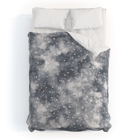 Ninola Design Cold Snow Clouds Duvet Cover