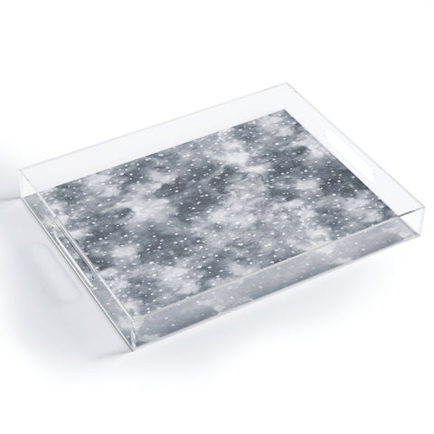 Ninola Design Cold Snow Clouds Acrylic Tray