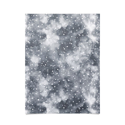 Ninola Design Cold Snow Clouds Poster