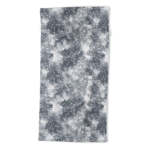 Ninola Design Cold Snow Clouds Beach Towel