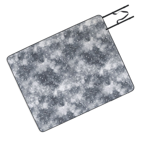 Ninola Design Cold Snow Clouds Picnic Blanket