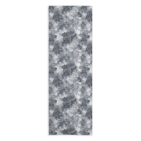Ninola Design Cold Snow Clouds Yoga Towel