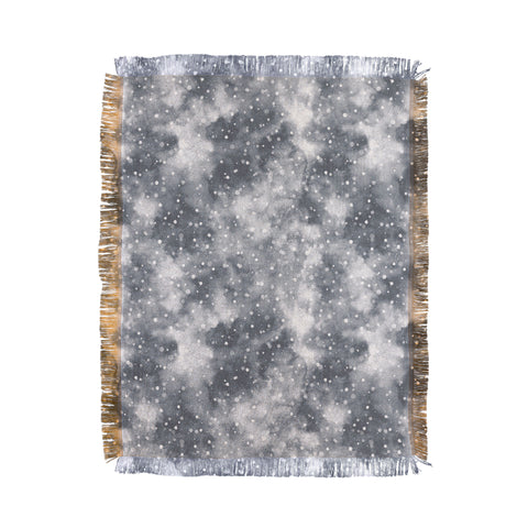 Ninola Design Cold Snow Clouds Throw Blanket