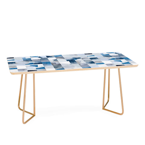 Ninola Design Collage texture Blue Coffee Table