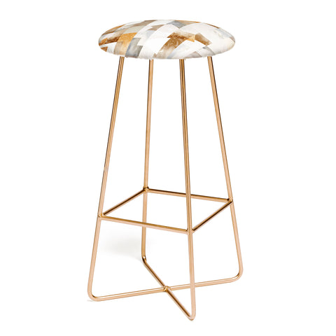 Ninola Design Collage texture gold Bar Stool
