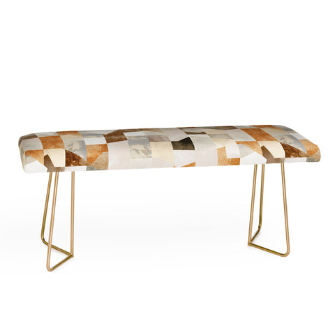 Ninola Design Collage texture gold Bench