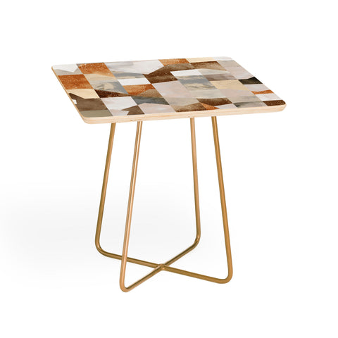Ninola Design Collage texture gold Side Table