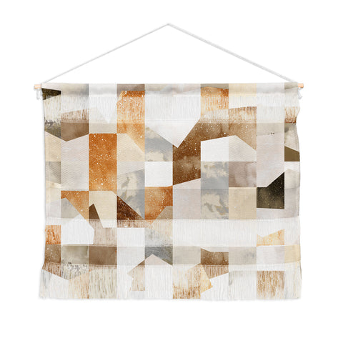 Ninola Design Collage texture gold Wall Hanging Landscape