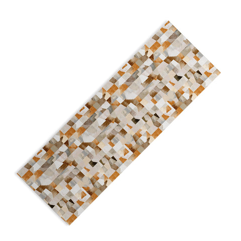Ninola Design Collage texture gold Yoga Mat