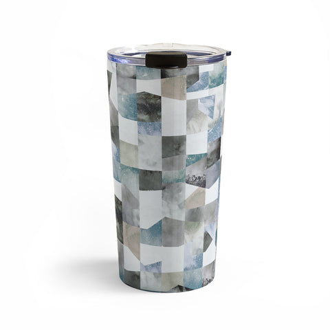 Ninola Design Collage texture Gray Travel Mug
