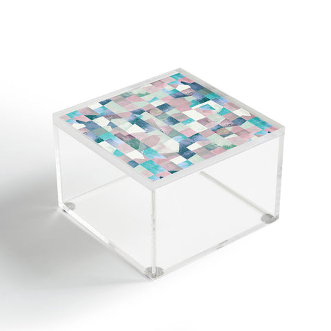 Ninola Design Collage texture Pastel Acrylic Box