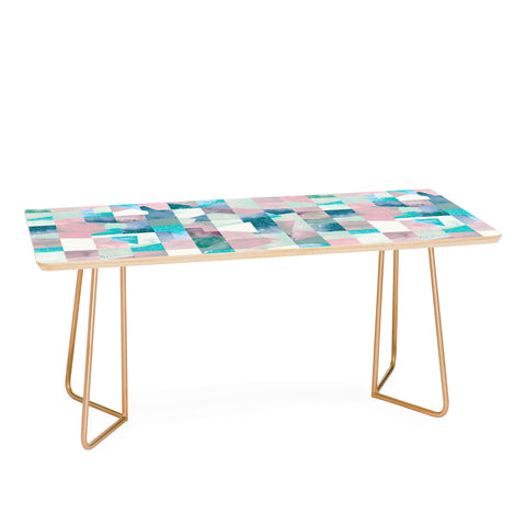 Ninola Design Collage texture Pastel Coffee Table