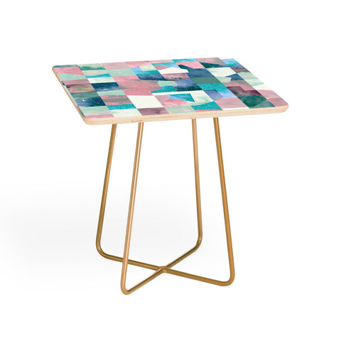 Ninola Design Collage texture Pastel Side Table