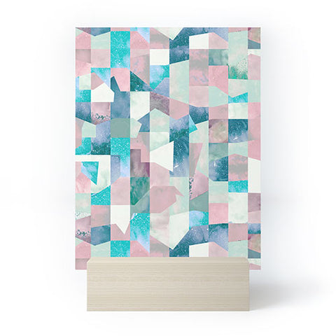 Ninola Design Collage texture Pastel Mini Art Print