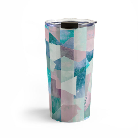 Ninola Design Collage texture Pastel Travel Mug