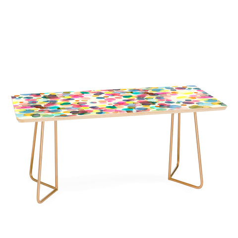 Ninola Design Color Dots Watercolor Coffee Table