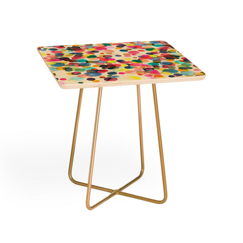 Ninola Design Color Dots Watercolor Side Table