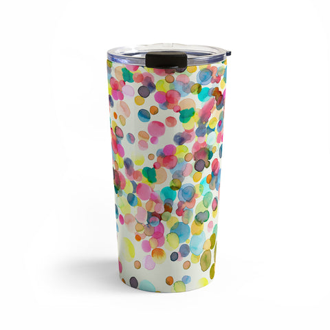Ninola Design Color Dots Watercolor Travel Mug