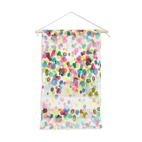 Ninola Design Color Dots Watercolor Wall Hanging Portrait