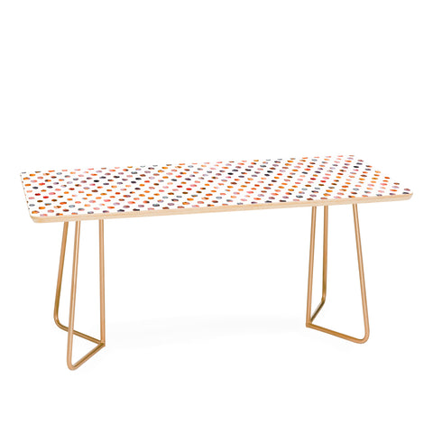 Ninola Design Color palette orange memphis Coffee Table