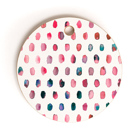 Ninola Design Color palette pink Cutting Board Round