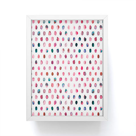 Ninola Design Color palette pink Framed Mini Art Print