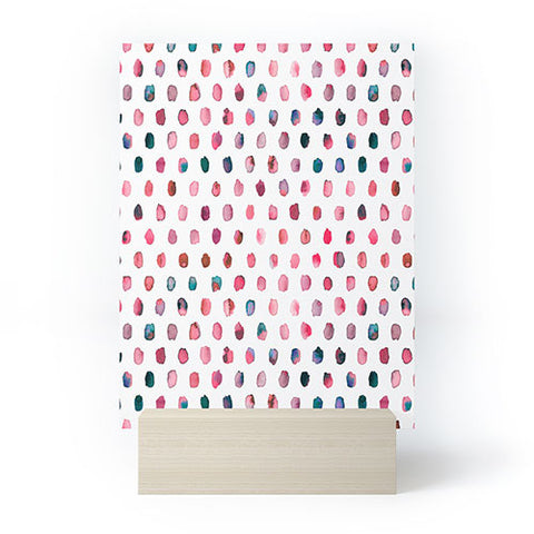 Ninola Design Color palette pink Mini Art Print