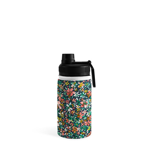 Ninola Design Colorful Flower Petals Coral Water Bottle