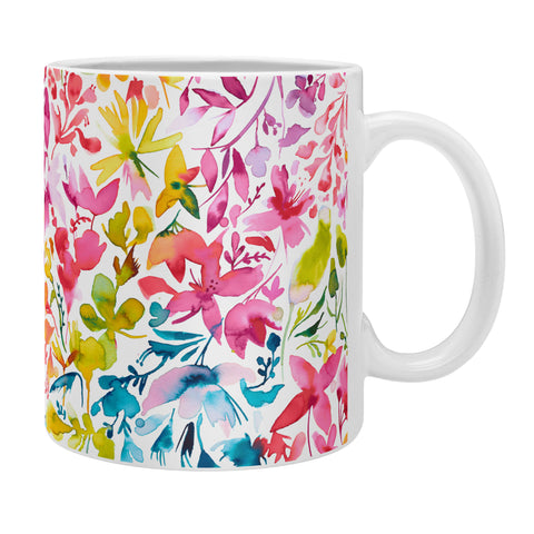 Ninola Design Colorful flowers and plants ivy Coffee Mug