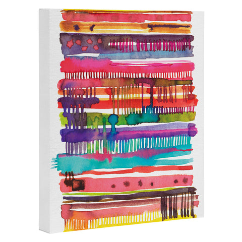 Ninola Design Colorful weaving loom Art Canvas