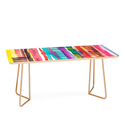Ninola Design Colorful weaving loom Coffee Table