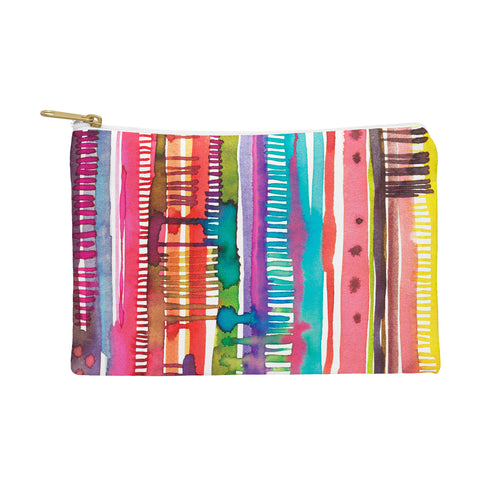 Ninola Design Colorful weaving loom Pouch